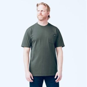 🌸 3 for $30 sale🌸 DICKIES | heavy pocket tee shirt/t-shirt/top forest green